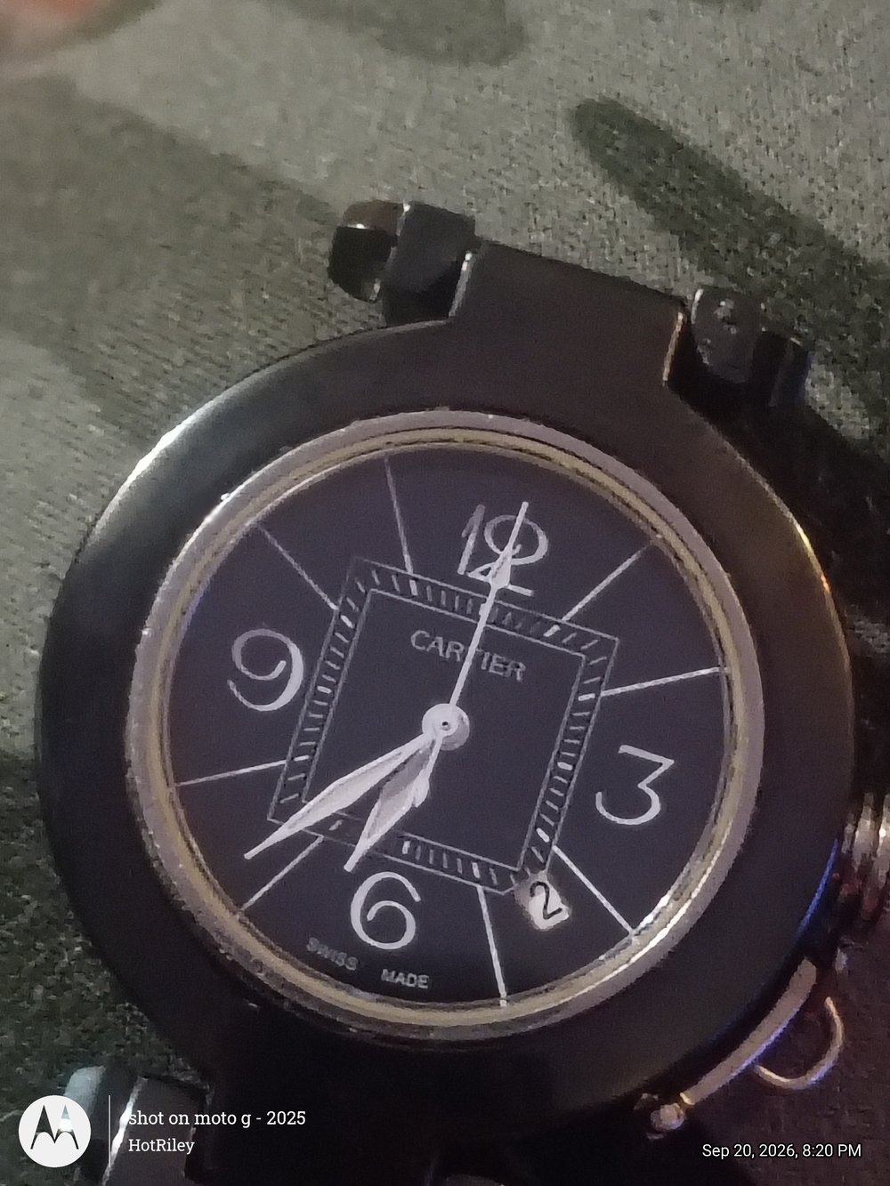 Cartier Pasha Black Unisex Watch